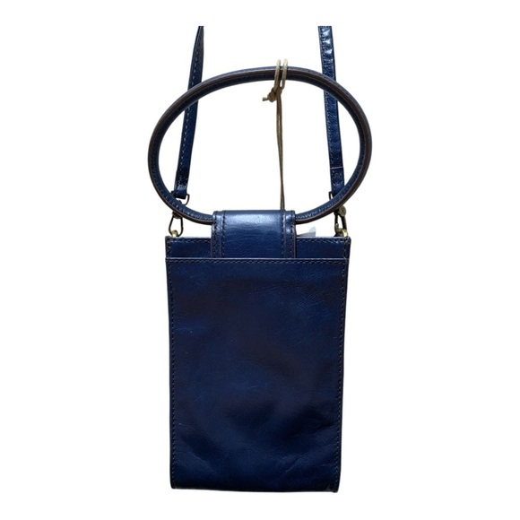 Hobo Brand “Sheila Phone” Blue Leather Crossbody Bag - Picture 4 of 7